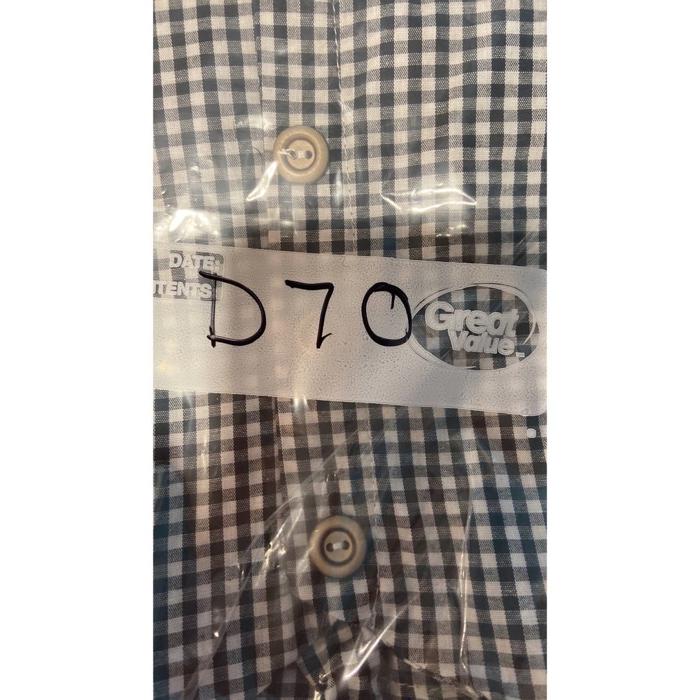 Potter's Pot Black and White Gingham Check Blouse - Picture 5 of 5